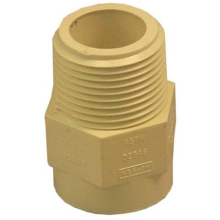 GENOVA PRODUCTS Genova Products 50407 0.75 in. CPVC Male Pipe Thread Adapter 149831